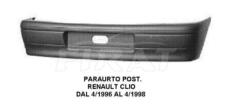 PARAURTO RENAULT CLIO 96 - 98 POST.